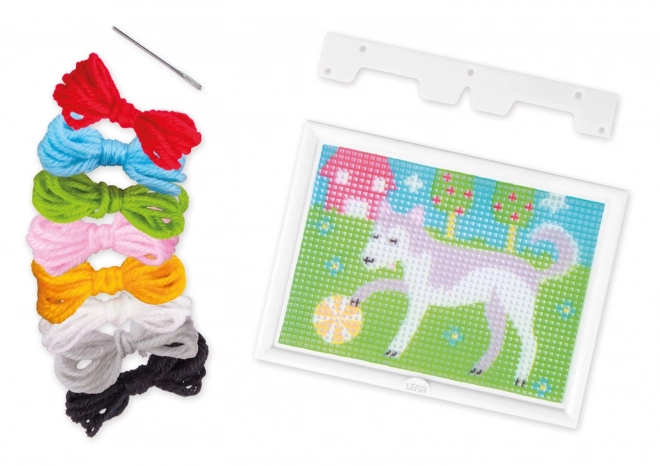 Lena Premier kit de broderie Chien
