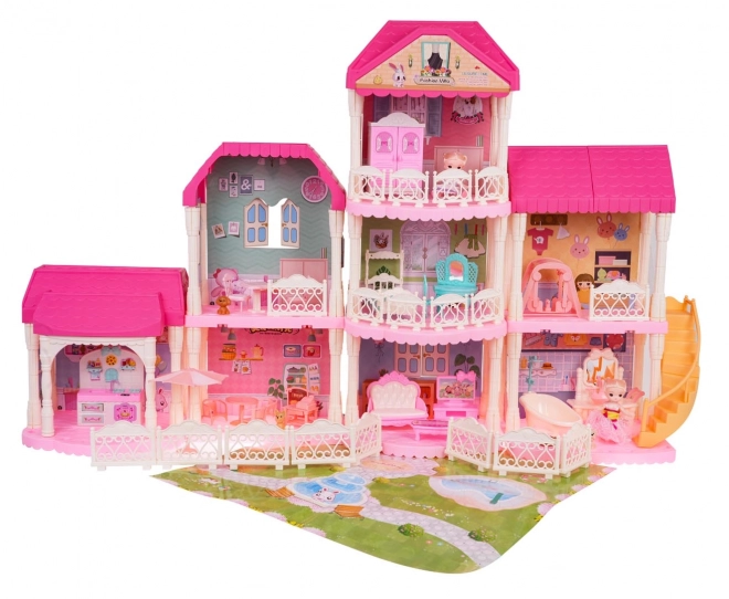 Grande maison pour princesses avec accessoires