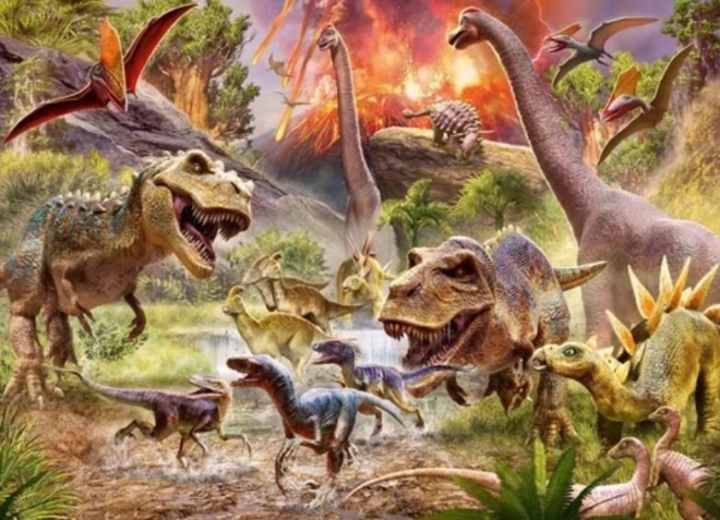 Puzzle Ravensburger dinosaures 60 pièces