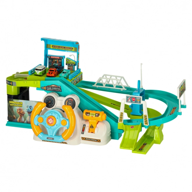 Circuit automobile interactif avec volant