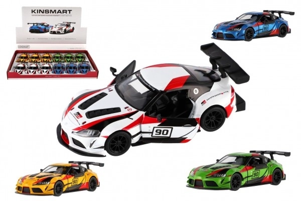 Auto Kinsmart Toyota GR Supra Racing métal 13 cm