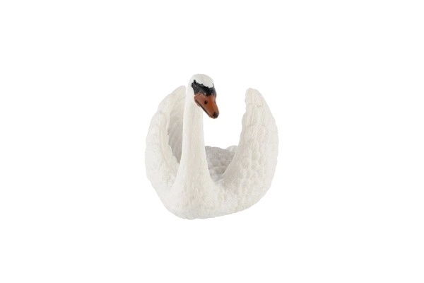 Cygne grand en plastique zooted 7cm dans un sachet