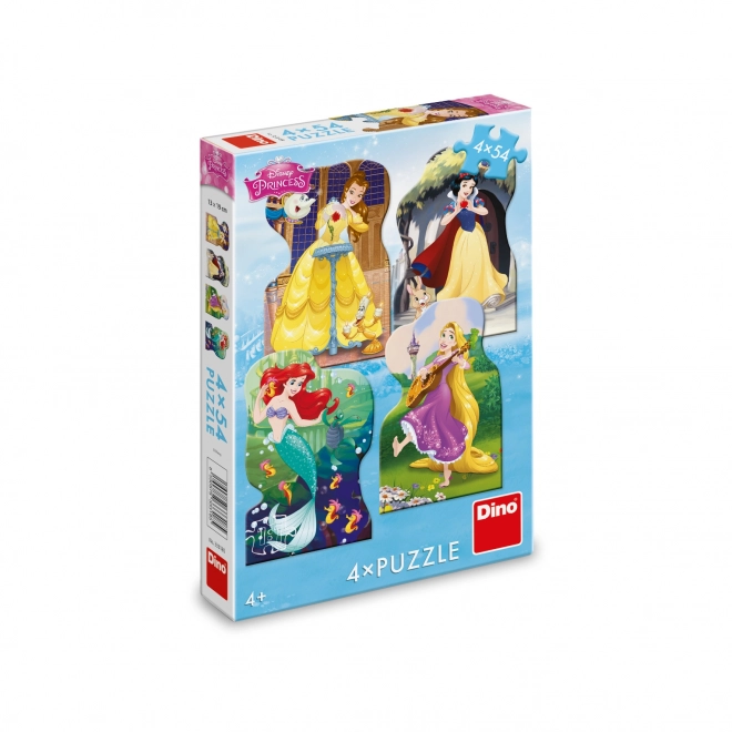 DINO Puzzle Princesses Disney 4x54 pièces
