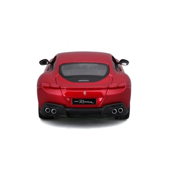 Petite voiture métallique Ferrari Roma en rouge