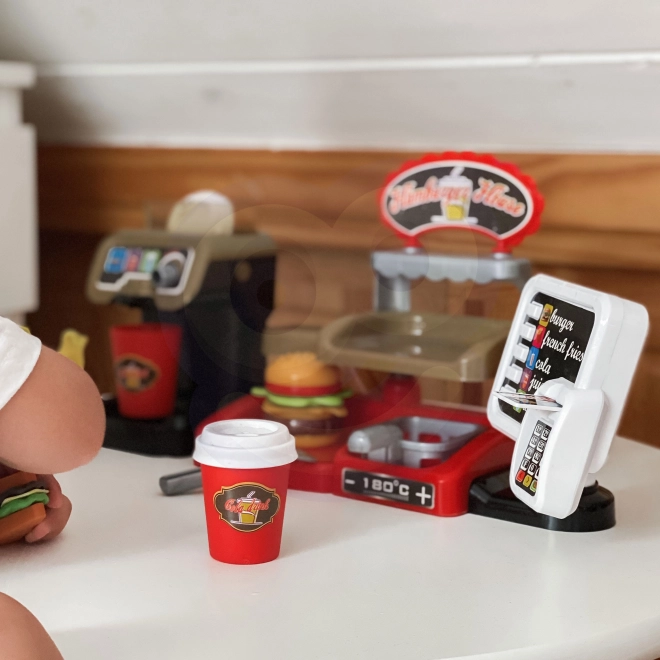 Fast Food XXL avec caisse et distributeur par WOOPIE