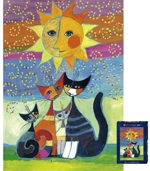 puzzle avec motif de rosina wachtmeister avec feuille d’or 1000 pièces