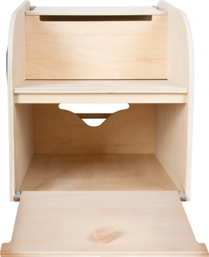 Grand espace de rangement et organisation astucieuse