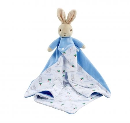 Couverture Peluche Lapin Pierre Arc-en-ciel