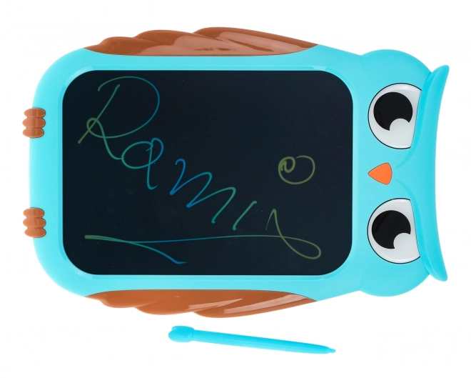 Tablette colorée de 8,5'' avec chouette