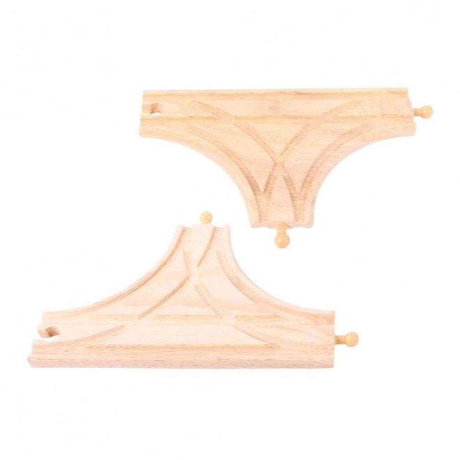Bigjigs Rail T aiguillage 2pcs