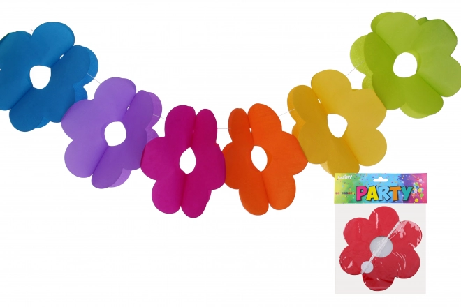 Guirlande colorée Fleur 3 m