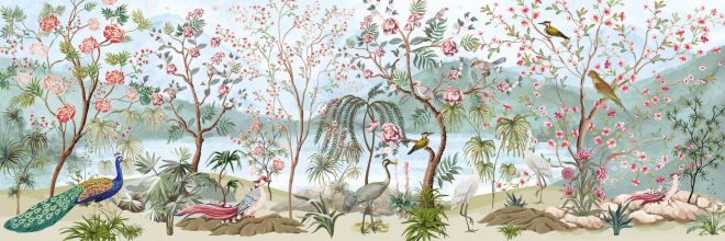 Puzzle panoramique Interdruk Jardin secret Monde des oiseaux 1000 pièces