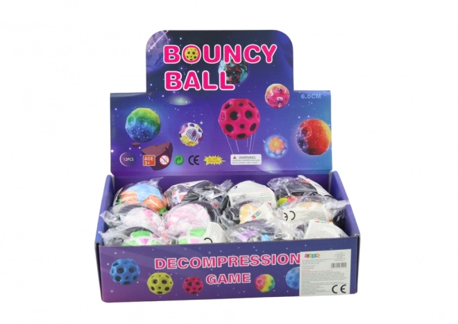 Balle à frapper élastique Bande colorée 6 cm