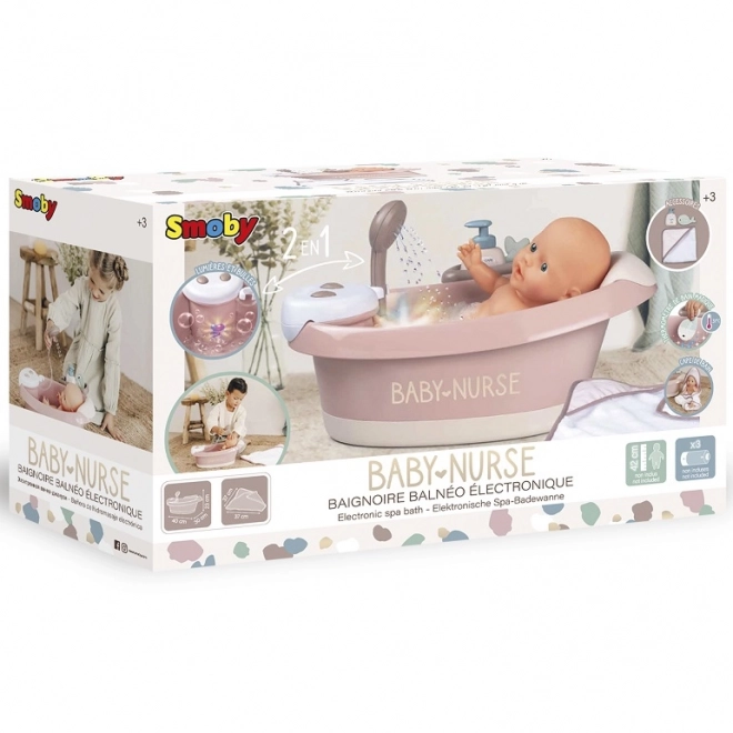 BN Baignoire pour poupées avec accessoires, électronique