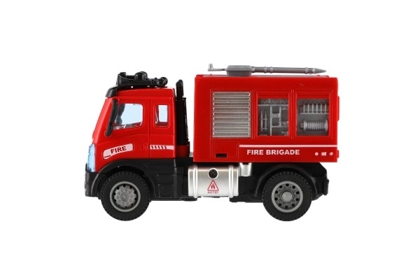 Voiture de pompier à rétro-friction