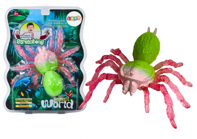 Figurine Araignée Stretch Jouet Élastique Vert