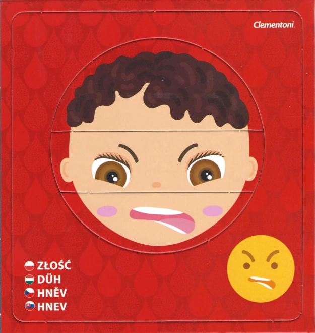 CLEMENTONI Young Learner : De nombreux visages 6x3 pièces
