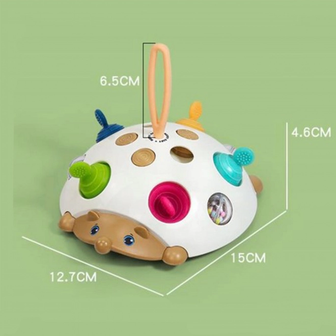 Jouet Sensoriel Hérisson 4-en-1 Pop-it Actif
