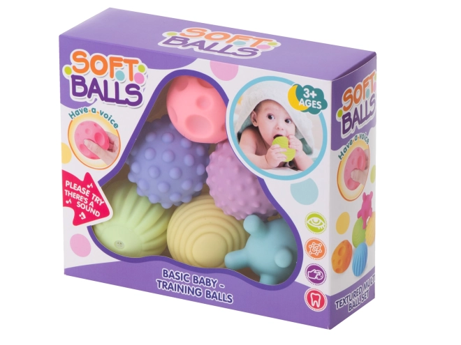 Ensemble de balles sensorielles pour enfants 6 pcs