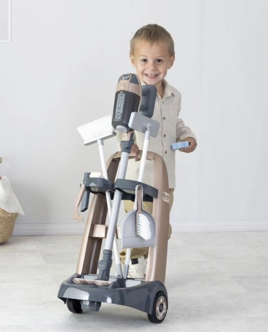 Chariot de ménage pour enfant avec aspirateur Rowenta