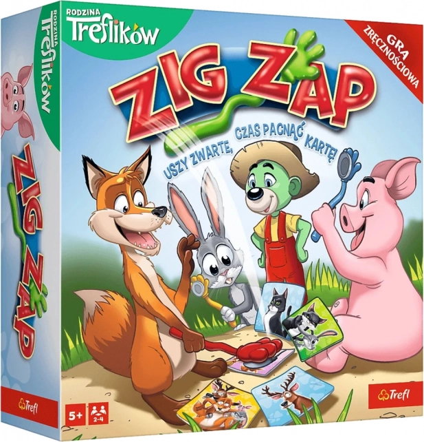 Jeu familial Zig Zap Famille Treflíkov