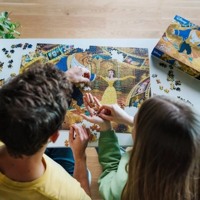 puzzle TREFL Premium Plus moments iconiques: La Belle et la Bête 1000 pièces