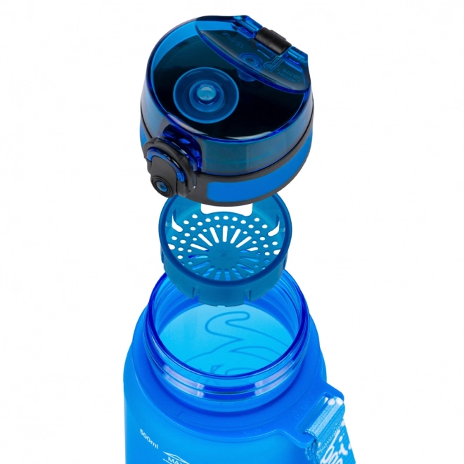 BAAGL Bouteille Tritan pour Boisson Logo - bleu