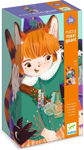 Djeco Puzzle Géant Sorcier Pio 36 pièces