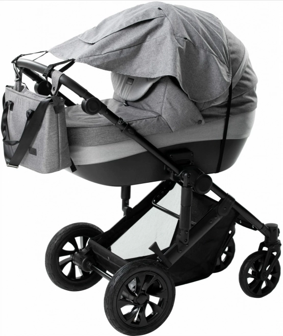 Pare-soleil FreeON pour poussette avec fenêtre transparente