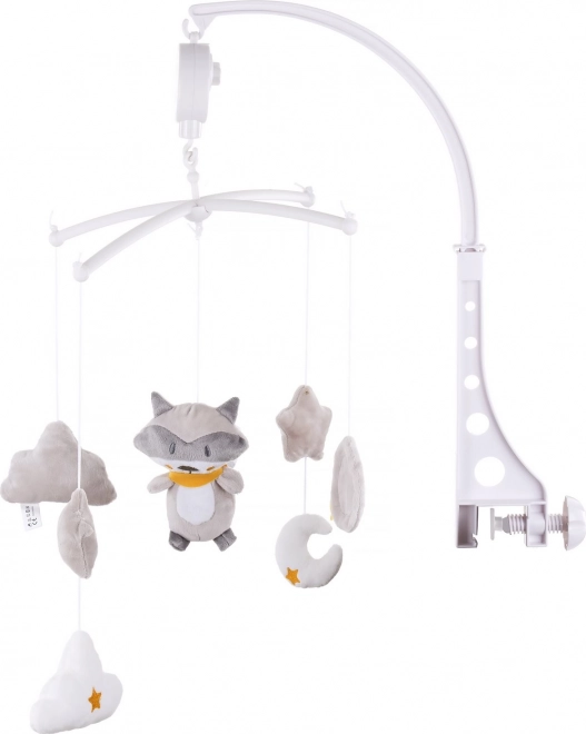 Mobile musical suspendu pour bébés Chipolino Raton laveur