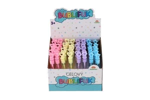 Bulle à savon avec remplissage de gel 10,5 cm, 4 couleurs