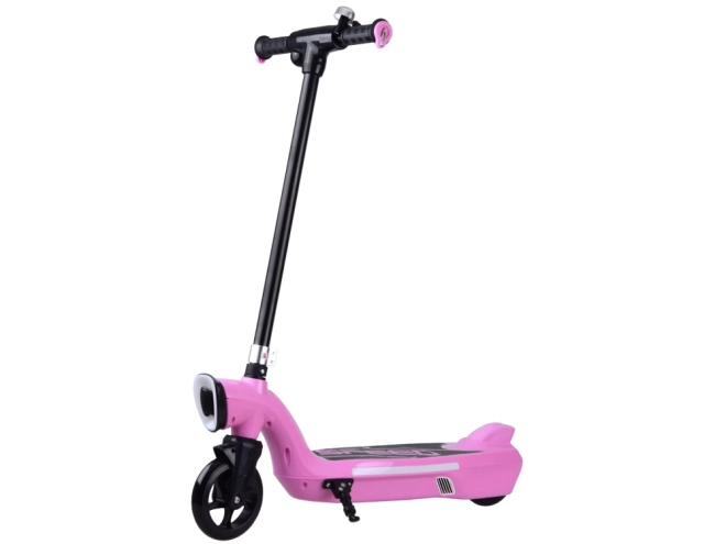 Trottinette électrique avec éclairage LED – Rose