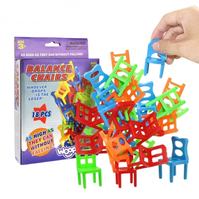 Jeu d'adresse Woopie Chaises en Équilibre