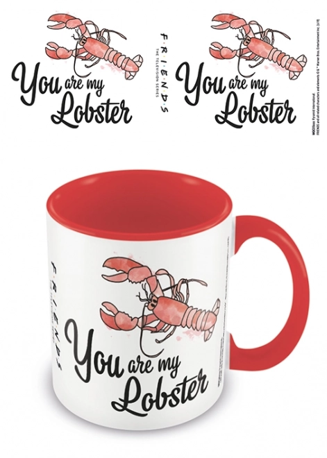 Tasse colorée Friends You Are My Lobster