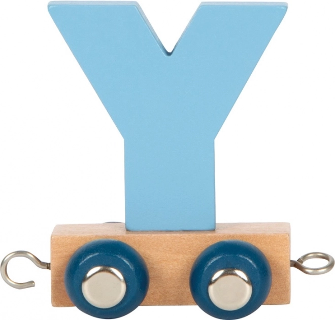 Petit train polaire en bois lettre Y