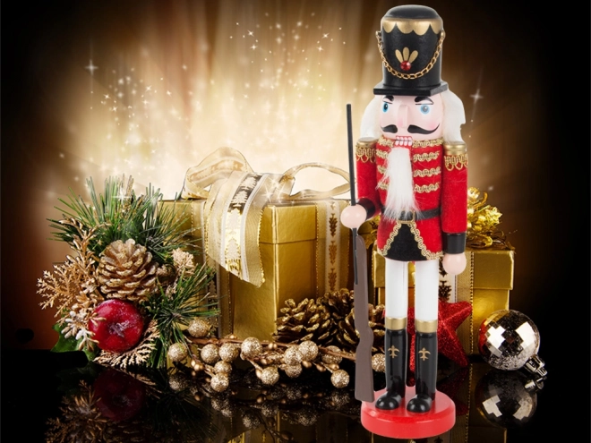 Casse-noisette en bois soldat - Décoration de Noël