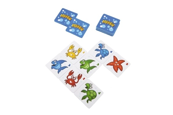 Jeu de société Aquario dans une boîte métallique 13x13x7,5cm