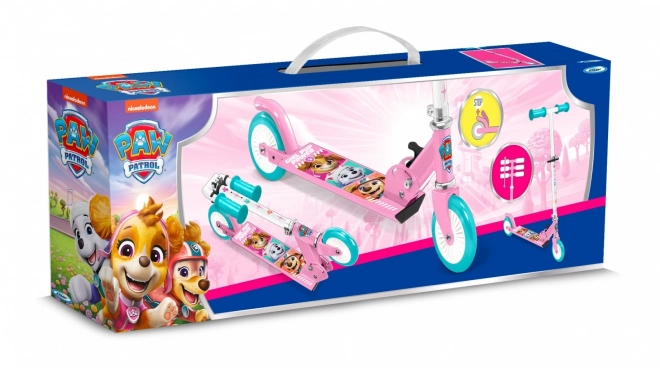 Trottinette à deux roues Paw Patrol rose