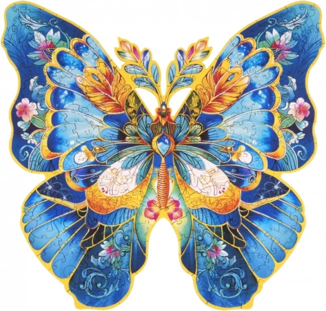 Puzzle en bois Papillon Morpho Helena
