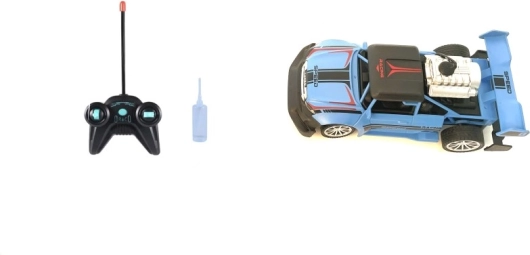 Voiture RC avec effet fumée – bleu