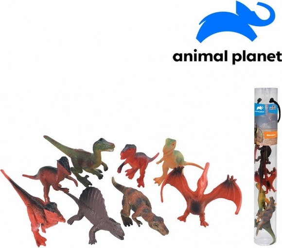 Animaux en tube Dinosaures pour application mobile, 8 pcs