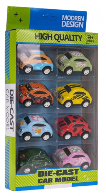 Ensemble de 8 voitures motorisées