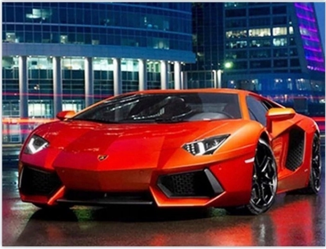 Mosaïque diamant Norimpex - Voiture rouge