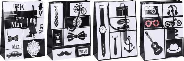 Sac cadeau taille L 41×30×11 cm
