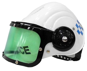 Casque de police