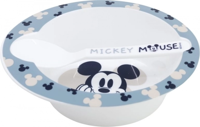 STOR Miska avec cuillère Mickey Mouse
