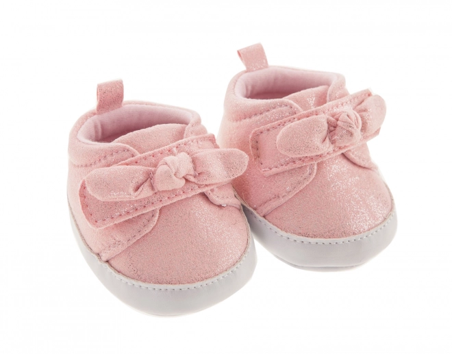Antonio Juan 92004-8 Chaussures pour poupée - baskets roses avec nœud