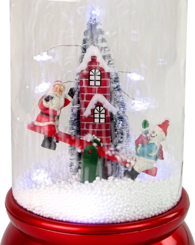 Neige automatique et lumière LED