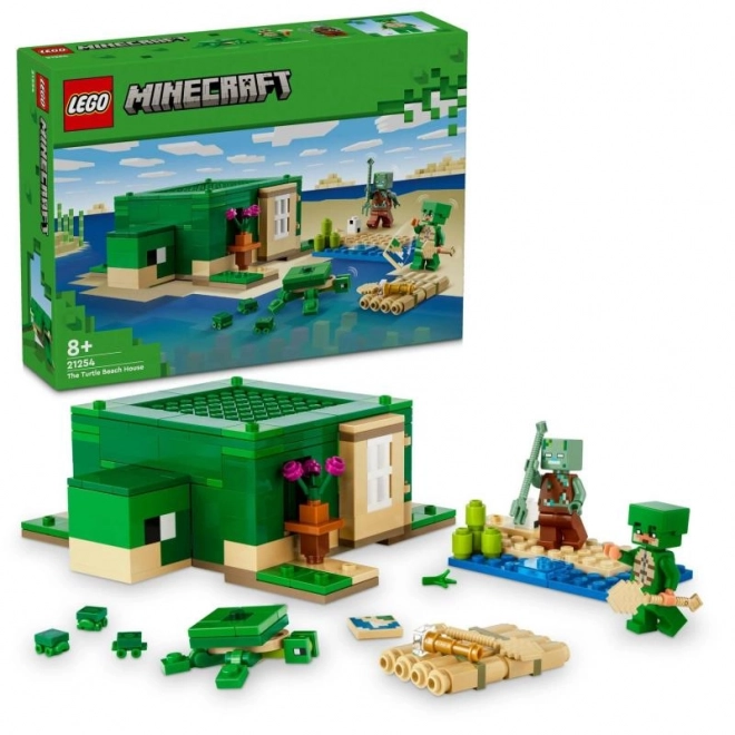 Dôme de tortue Minecraft sur la plage