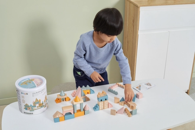 Jeu de construction en bois 50 pcs